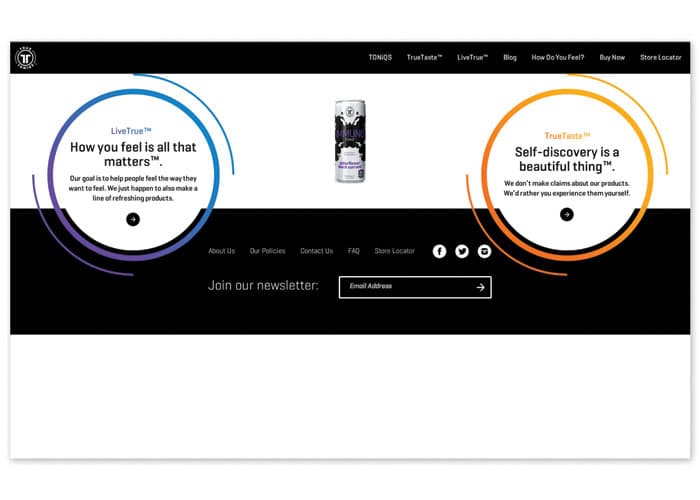 TRUETONiQStm Website