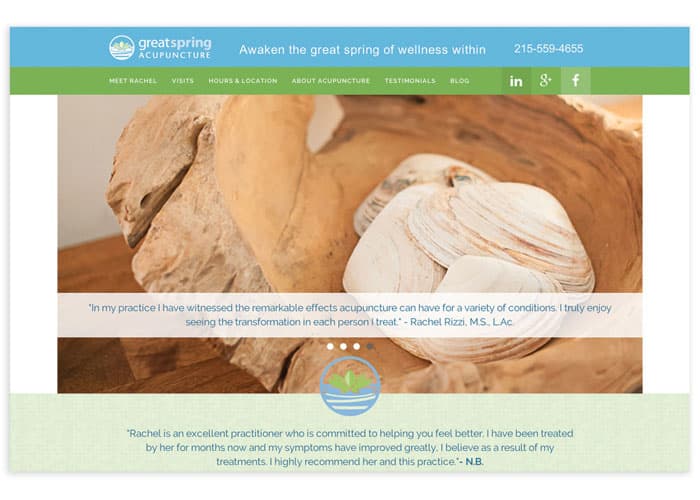 Great Spring Acupuncture Website