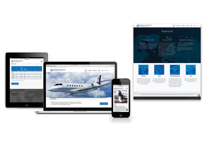 North Up Jets Responsive Website