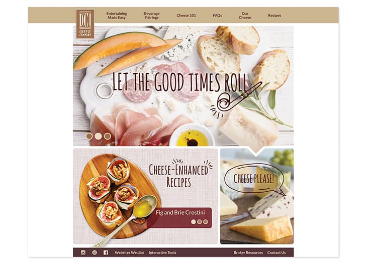 DCI Cheese Co. Website