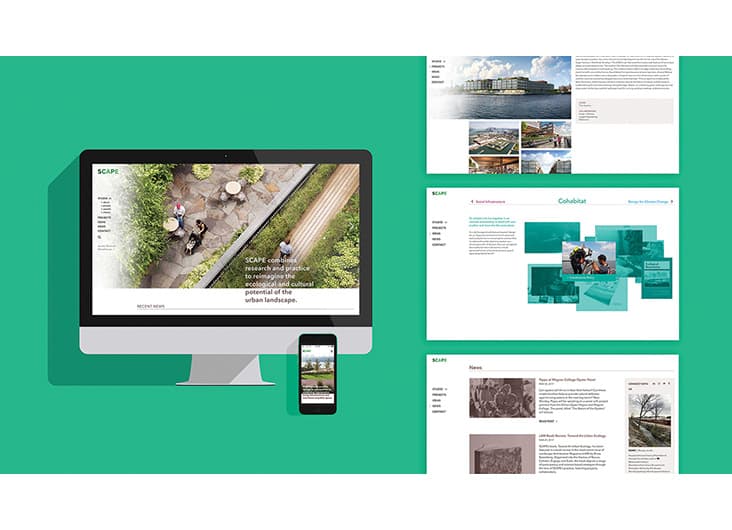 Scape Studio Website — Website & UX/UI Design — by Pixel Parlor — 2017 GDUSA award winner