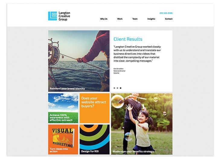 Langton Creative Group Website