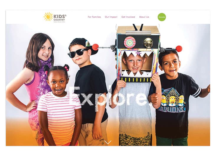 Kids’ Country Website — Website & UX/UI Design — by Argus — 2017 GDUSA award winner