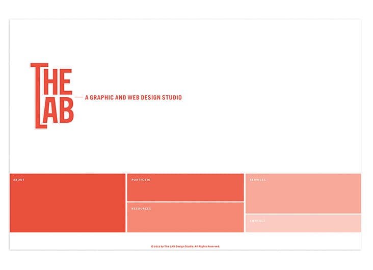 The Lab Design Studio Website — Website & UX/UI Design — by The Lab Design Studio — 2017 GDUSA award winner