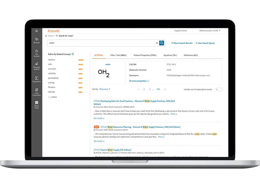 Knovel - Web Application for Engineers