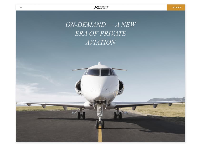 XOJET Website