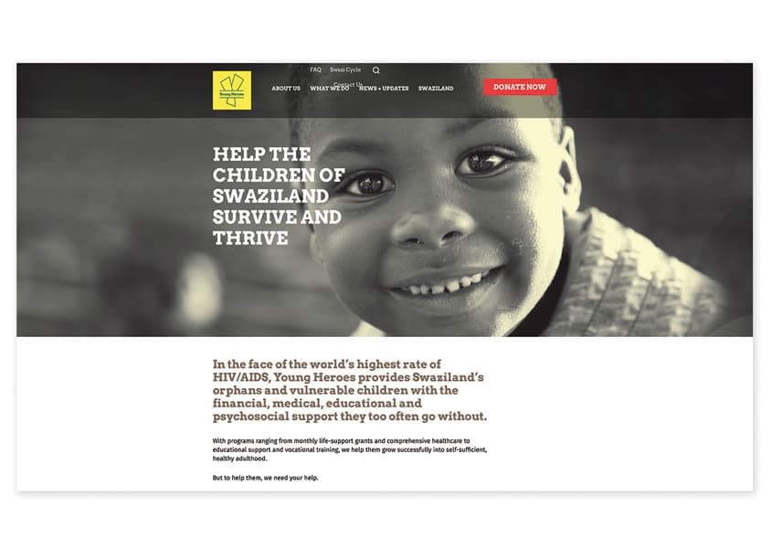 Young Heroes Website