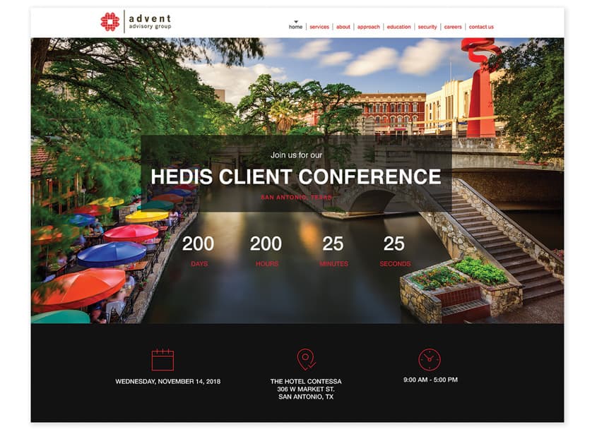 HEDIS Client Conference Landing Page