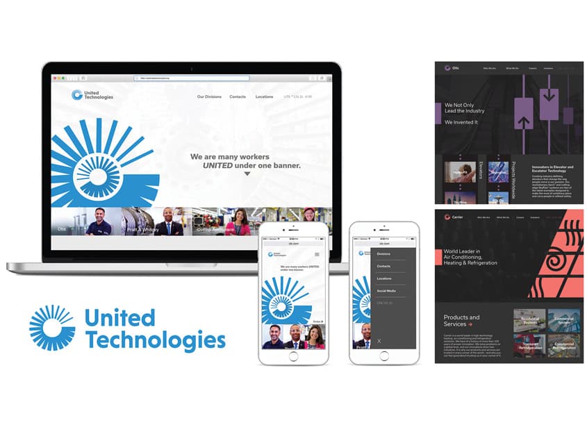 United Technologies Website Redesign Project