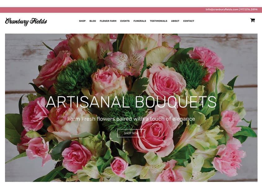 Cranbury Fields E-Commerce Website