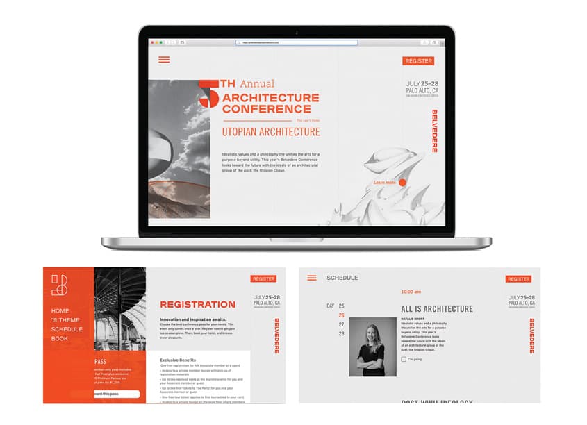 Belvedere Architecture Festival Website Prototype