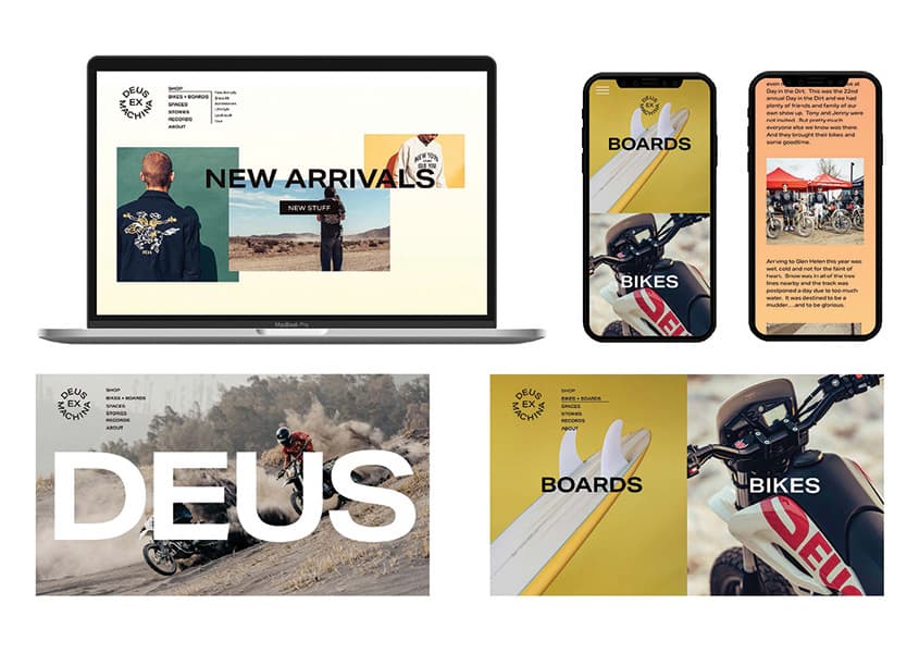 Deus Ex Machina Website Redesign