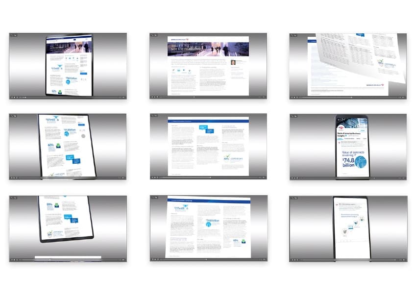The Road Ahead Industry Content Series — Website & UX/UI Design — by Bank of America, Enterprise Creative Solutions — 2020 GDUSA award winner