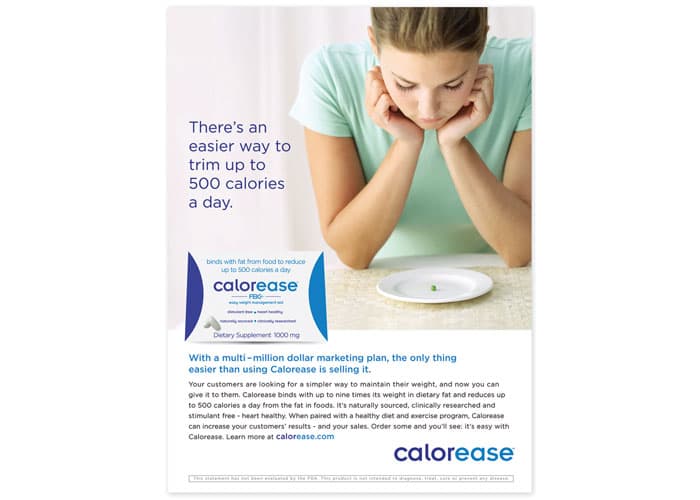 Calorease Advertisement