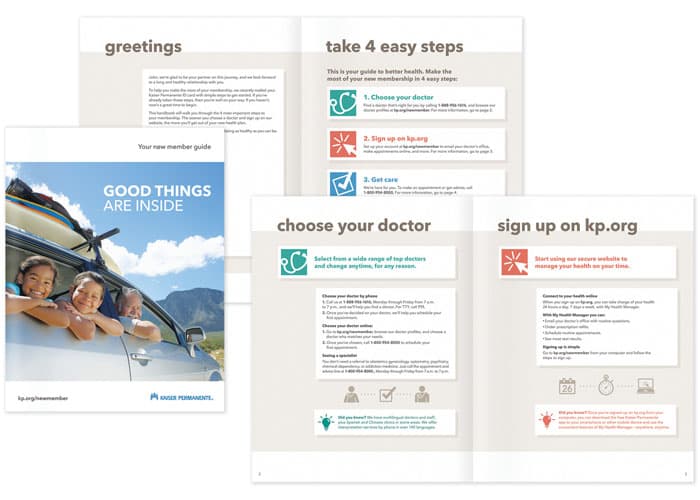 Kaiser Permanente New Member Book