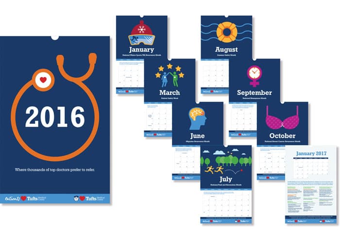 Tufts Medical Center 2016 Calendar