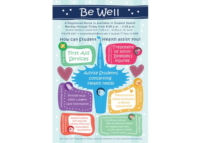 ORU Be Well Poster