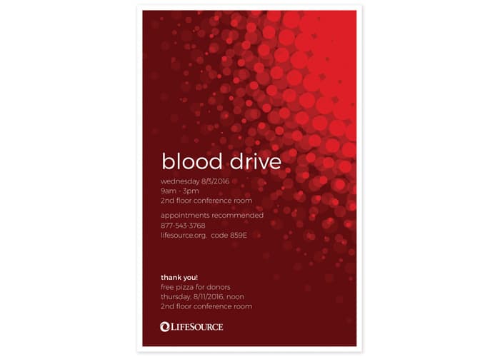 Blood Drive Poster