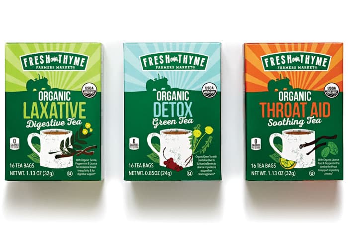 Functional Organic Tea Range Package Design