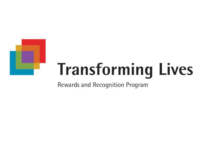 Transforming Lives Recognition and Rewards Program Logo