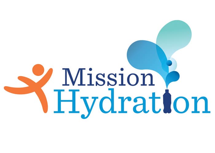 Healthy Living Mission Hydration Logo