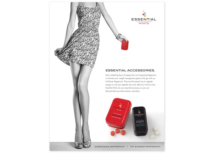 Essential Mints Advertising