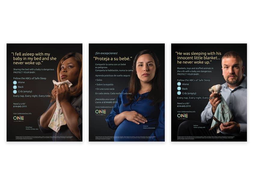 CelebrateOne Campaign Posters — Posters design — by Paul Werth Associates — 2017 GDUSA award winner