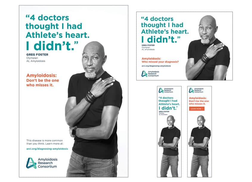 Cardiac Awareness Campaign — Advertising + Ad Campaigns design — by Ciampa Creative LLC — 2018 GDUSA award winner