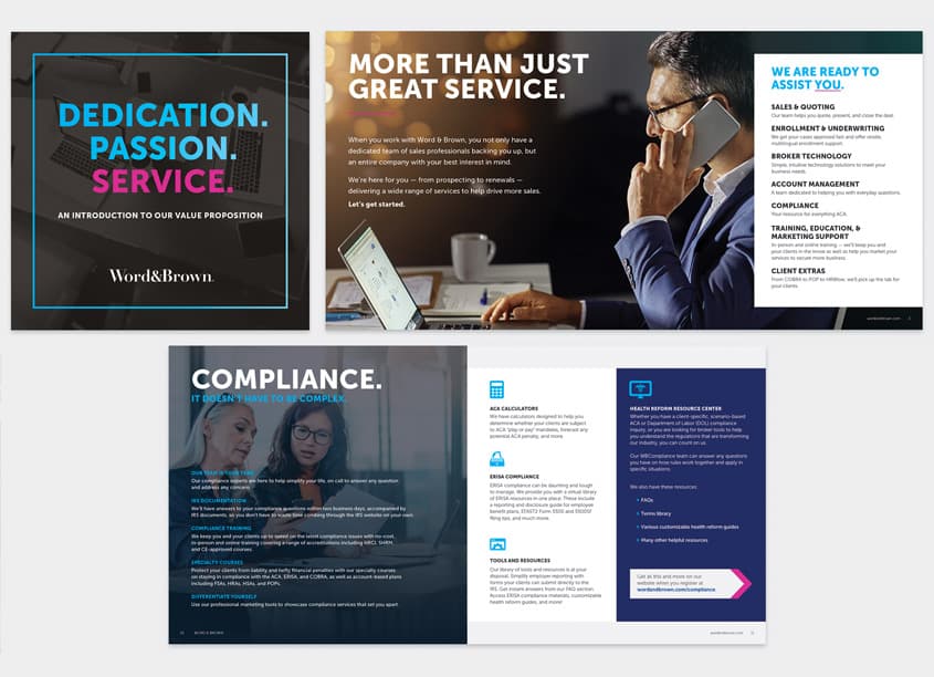 Word & Brown Value Proposition Brochure