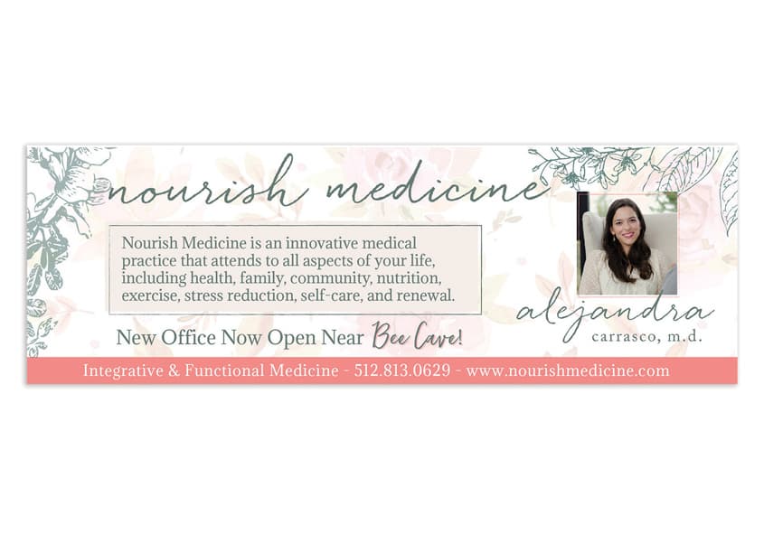 Nourish Medicine Advertising