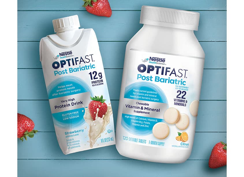 Optifast Post Bariatric Package Design — Health & Wellness design — by Zack Group LLC — 2020 GDUSA award winner