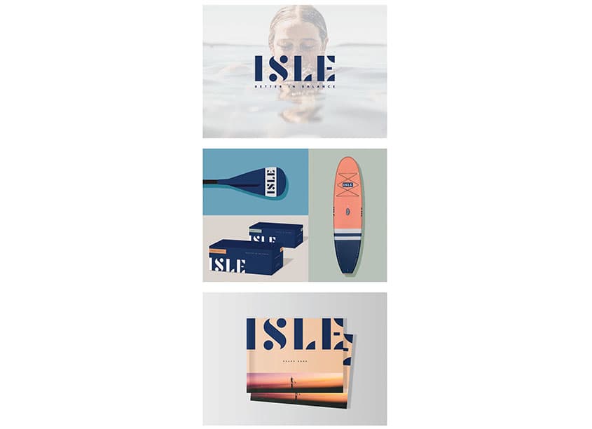 ISLE Branding and Identity — Health & Wellness design — by BLVR — 2020 GDUSA award winner