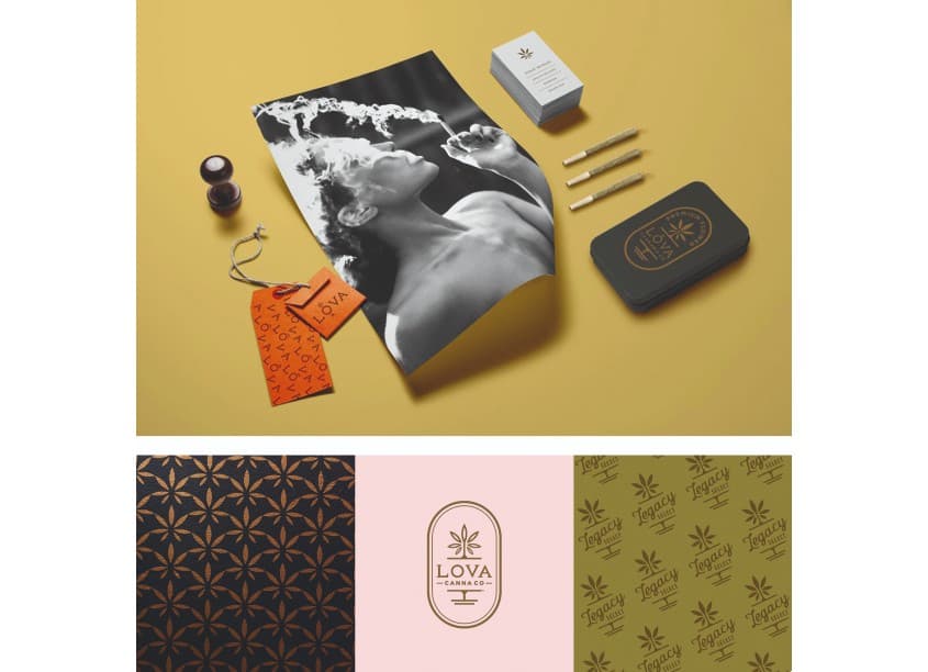 LOVA Branding and Identity — Health & Wellness design — by Ellen Bruss Design — 2021 GDUSA award winner