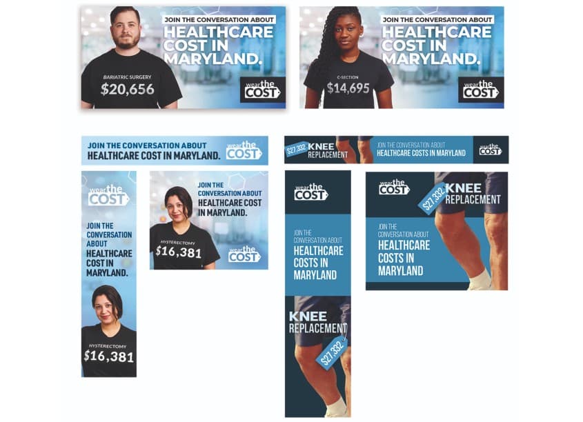 Wear The Cost Campaign — Health & Wellness design — by The Hatcher Group — 2021 GDUSA award winner