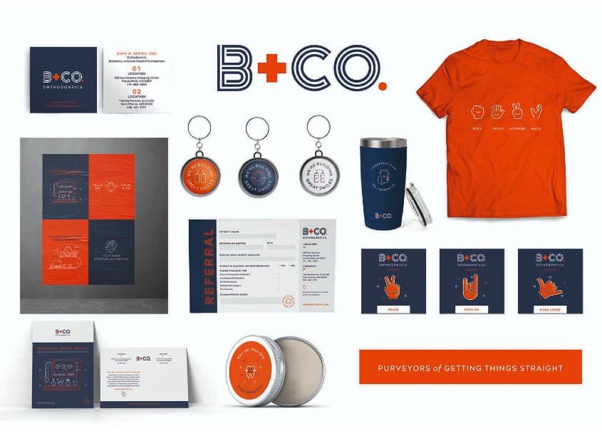 Brown + Co Ortho Brand Identity — Health & Wellness design — by Test Monki — 2021 GDUSA award winner