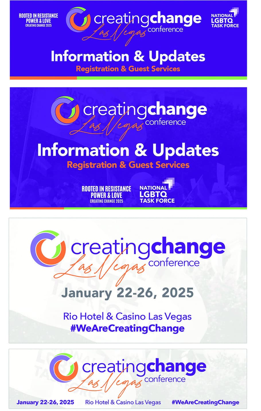 Creating Change Conference 2025 Banner Ads