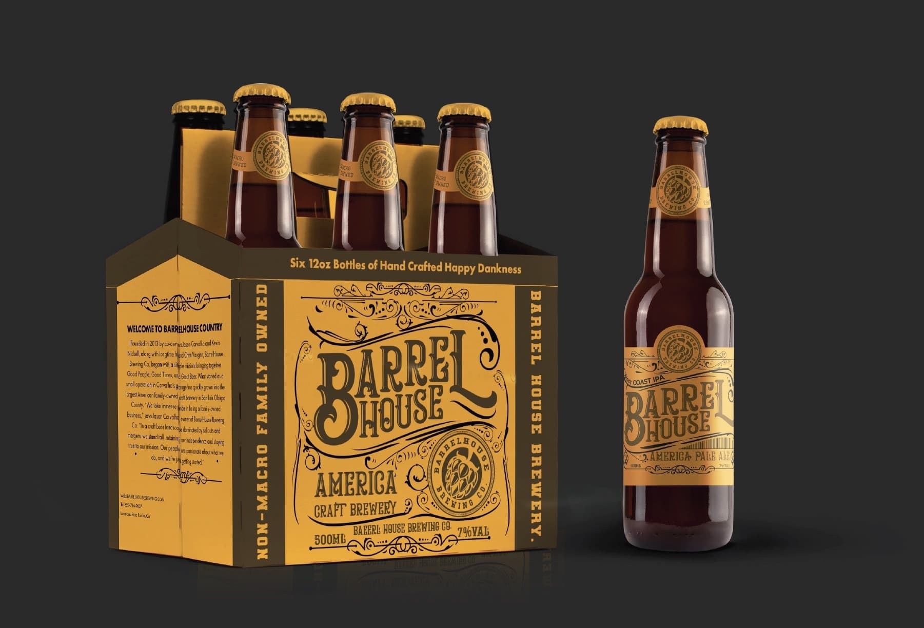 Barrel House Beer Packaging