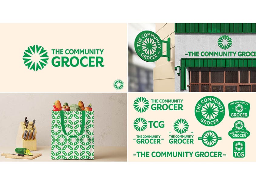 The Community Grocer Branding