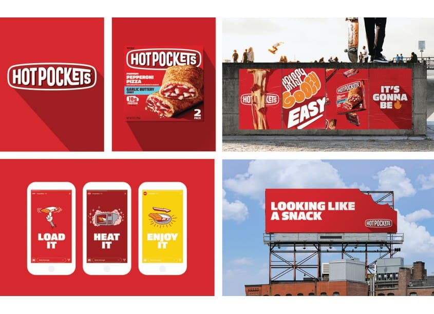 Hot Pockets Redesign Logo Design: LuxTypo
