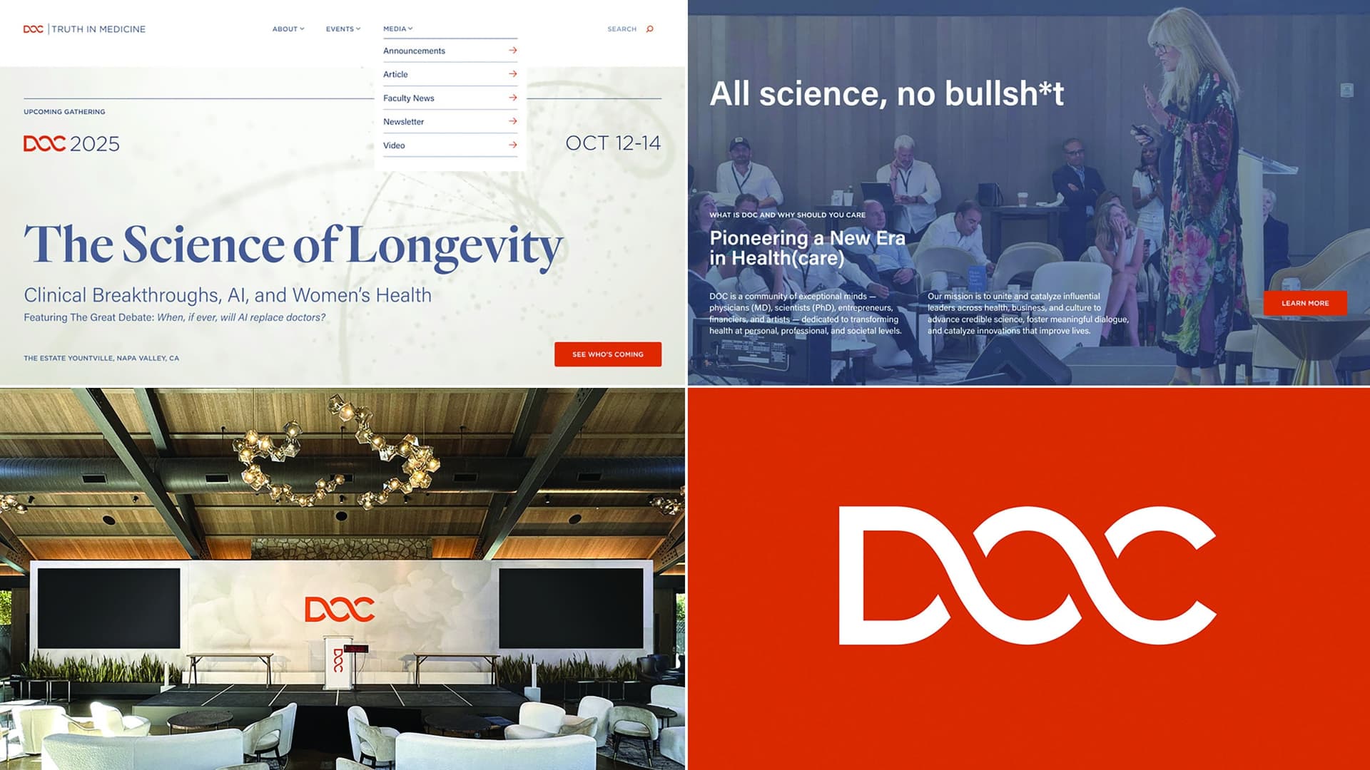 DOC Branding — Branding + Identity Programs design — by Level Group — 2025 GDUSA award entry
