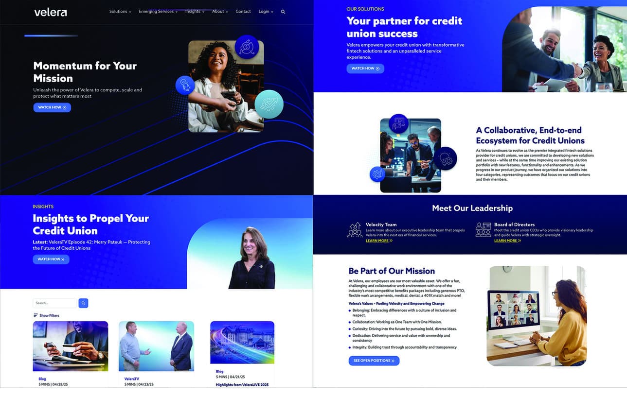 Velera.com Corporate Website