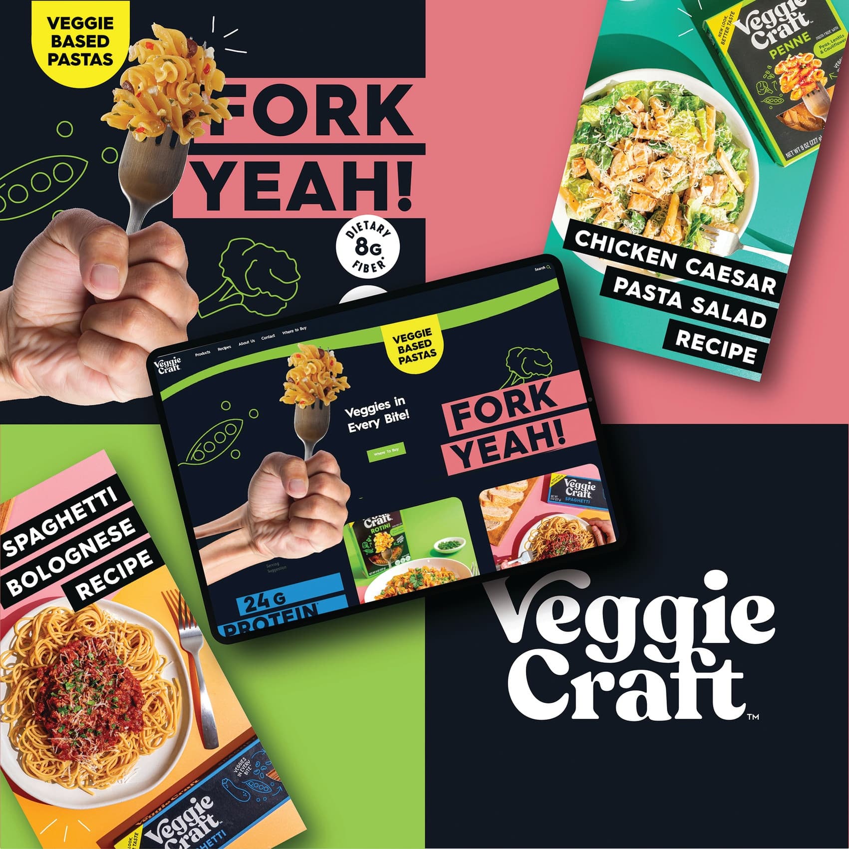 Veggiecraft Campaign — Advertising + Ad Campaigns design — by The Point Creative at Litehouse, Inc. — 2025 GDUSA award entry