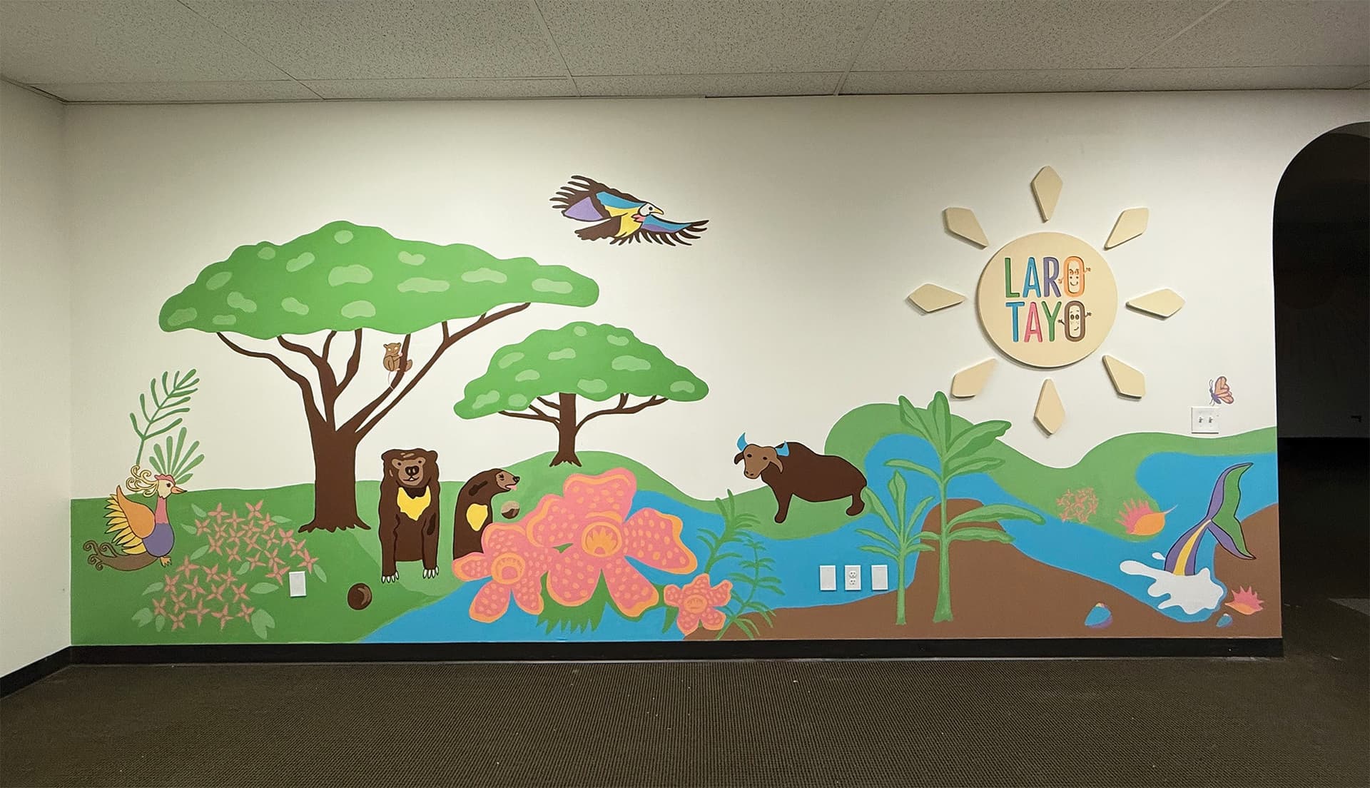 Laro Tayo Mural and Signage