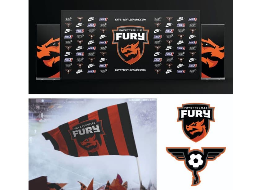 Fayetteville Fury Logos