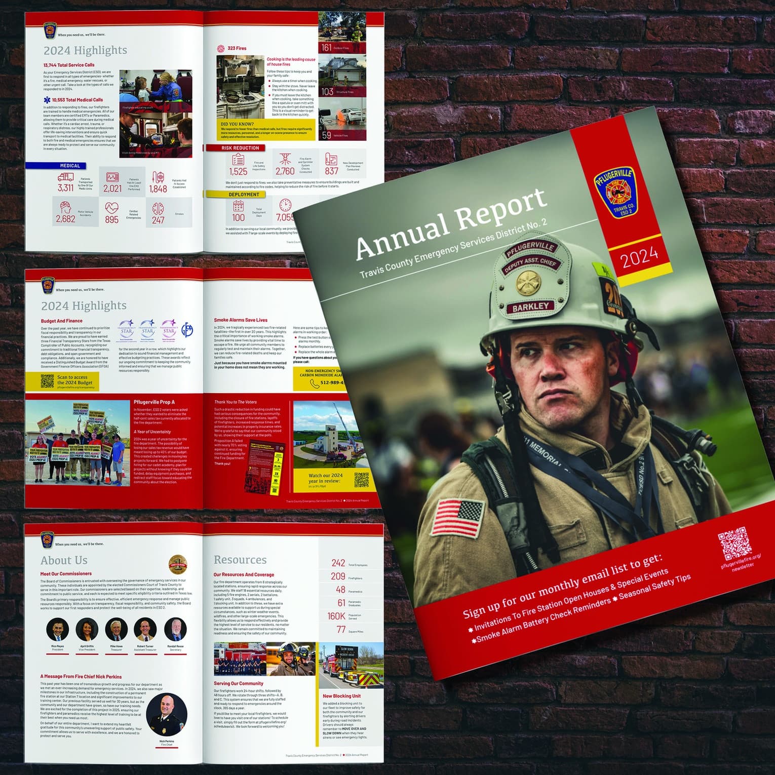Public Health & Safety Annual Report 2024 — Annual & Corporate Reports design — by Halo Effect Marketing & Lu Hickman Creative Co. — 2025 GDUSA award entry