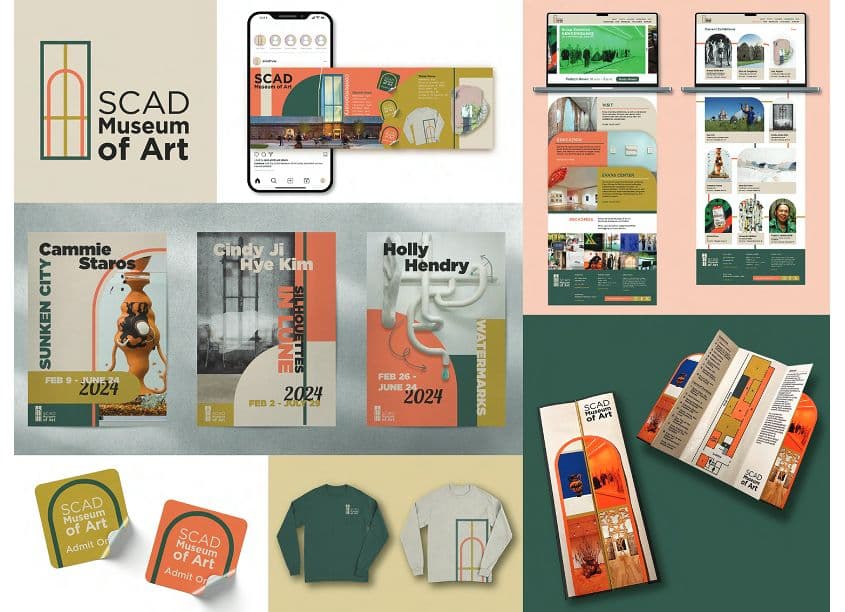 SCAD Museum of Art Branding