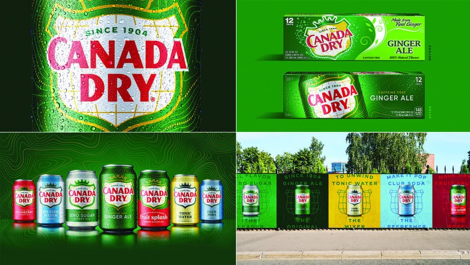 Canada Dry Package Redesign — Food & Beverage design — by CBX — 2025 GDUSA award entry