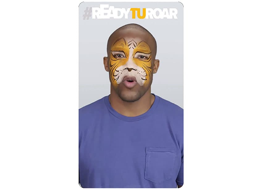 TU Tigerface Snapchat Lens