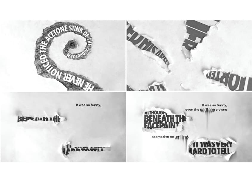 Charlie Loves The Circus Typographic Animation