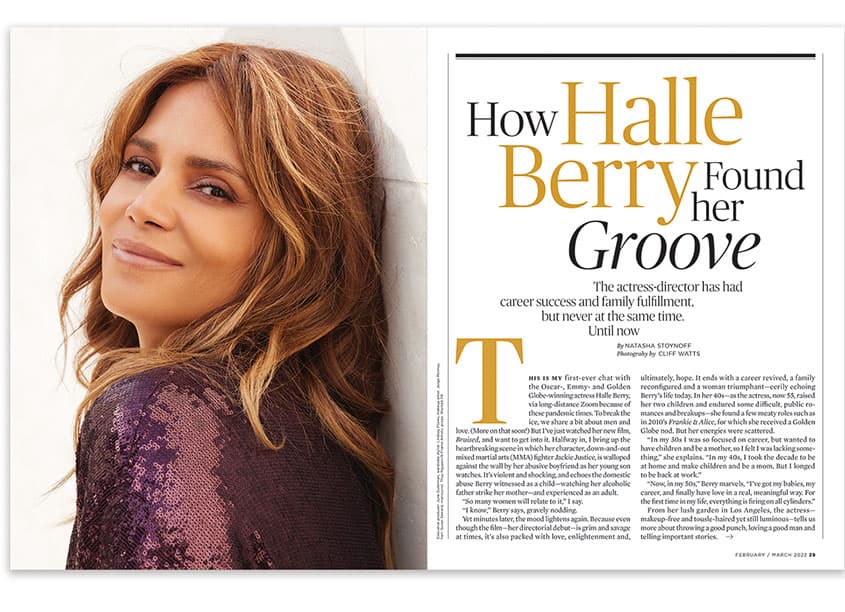 How Halle Berry Found Her Groove, Cover Story, March/April 2022